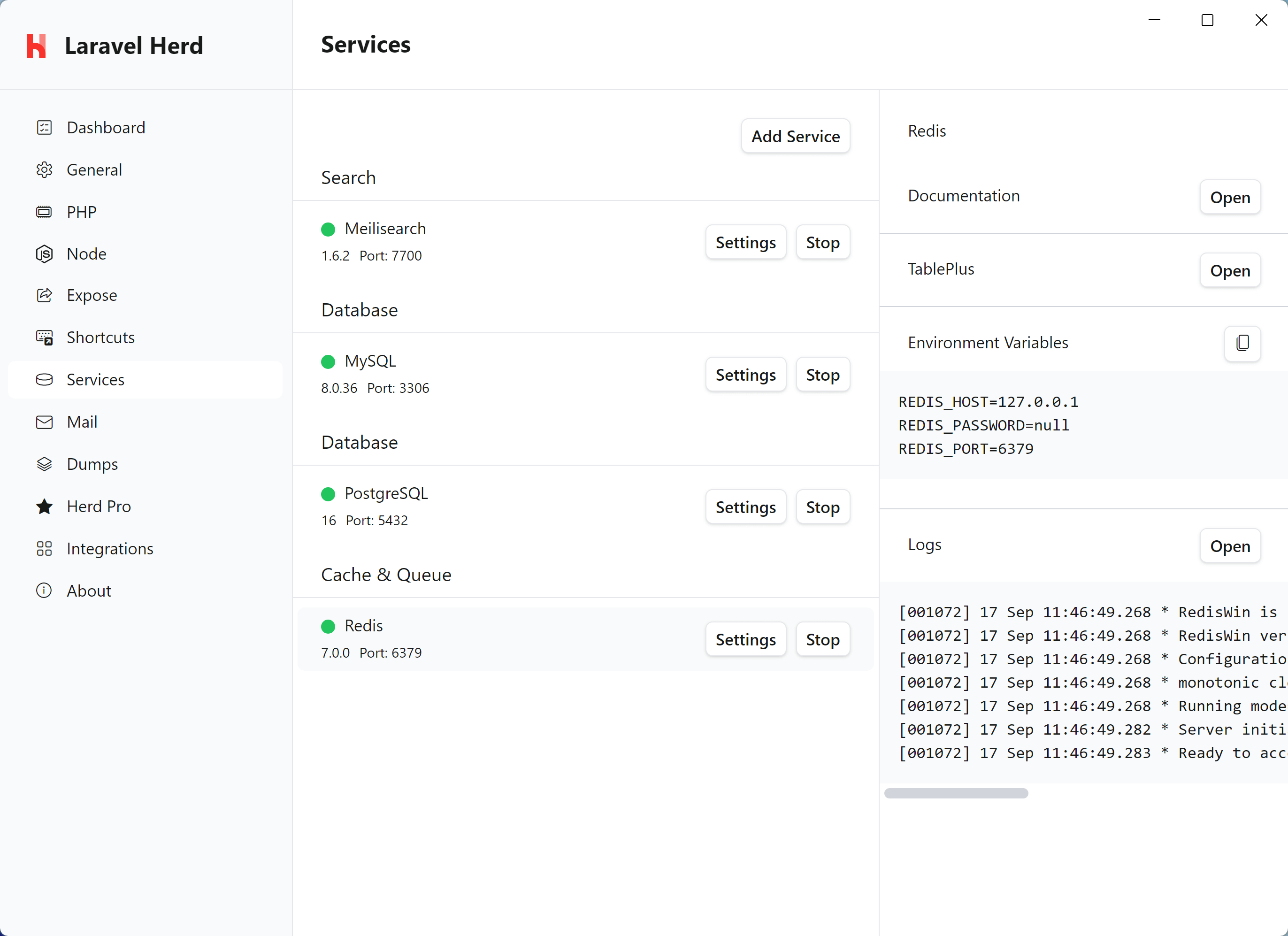 MySQL Sidebar